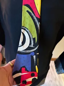 GENTS VINTAGE AUTHENTIC PAPILLON MEN'S BOW TIE POCKET SCARF COLORFUL💞 - Picture 1 of 6