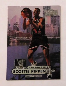 1998 Skybox Metal Universe Card #85 Scottie Pippen Chicago Bulls NBA Basketball - Picture 1 of 3