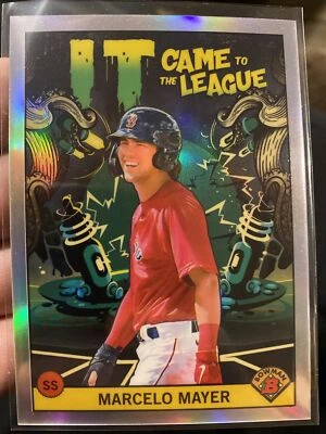 2022 Bowman Chrome MARCELO MAYER It Came to the League Prospect RC Boston 🔥💎⚾️ - Image 1 of 2