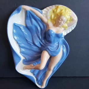 Vntg Holland Mold Ceramic Ashtray/ Trinket Dish Pin-Up Girl Marilyn Monroe DESC - Picture 1 of 12