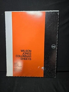 Wilson Jones 10-3 100 Columnar SHEETS 9-1/4" x 11-7/8" Green - Picture 1 of 2