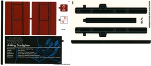LEGO HOJA DE PEGATINAS 1+2 PARA 75275 UCS A-WING STARFIGHTER Set Nuevo y Genuino - Imagen 1 de 1