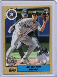 2022 Topps Update Jeremy Pena 1987 Insert Rookie Card - Picture 1 of 1
