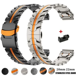 Correa de metal para Huami Amazfit Bip 5 3 S U Pro GTS 4 Mini GTR 4 3 2 42 47 mm - Imagen 1 de 59
