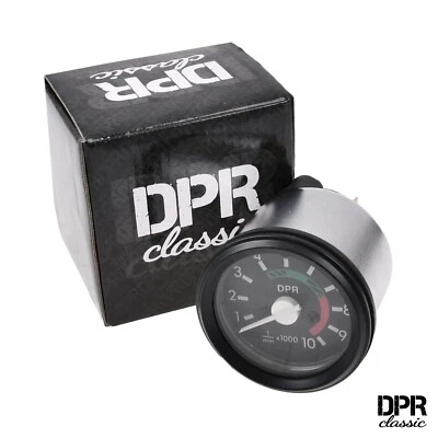 Drehzahlmesser DZM mit Fernlichtkontrolle für Simson S50 S51 mit schwarzem Ring - Bild 1 von 4