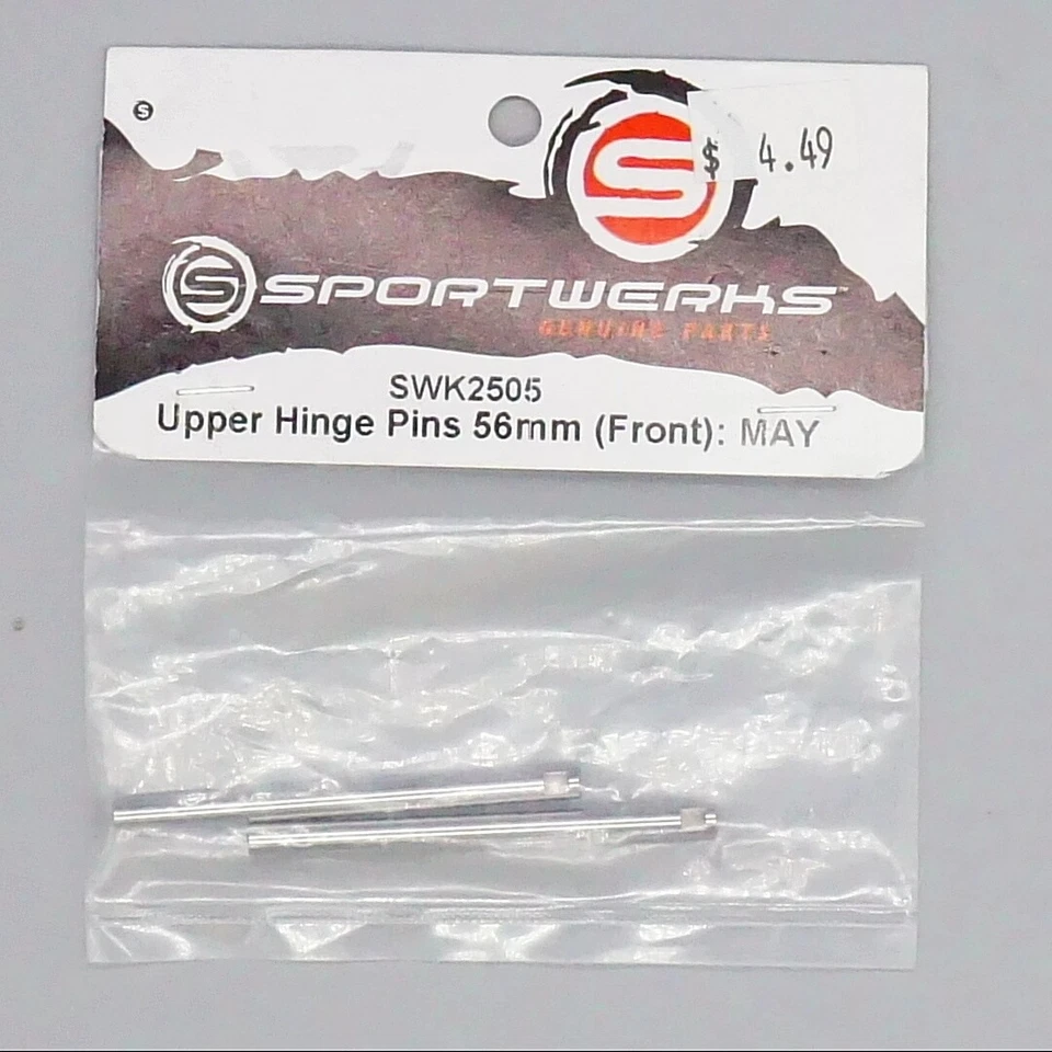 Sportwerks SWK2505 56mm Front Upper Hinge Pins (2) (Mayhem Pro, RTR) - Image 1 of 1