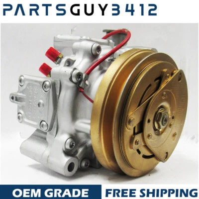 204-443 Frigette AC Compressor w/ Clutch for 1985 1986 1987 Honda Prelude 2.0L Foto 1 de 4