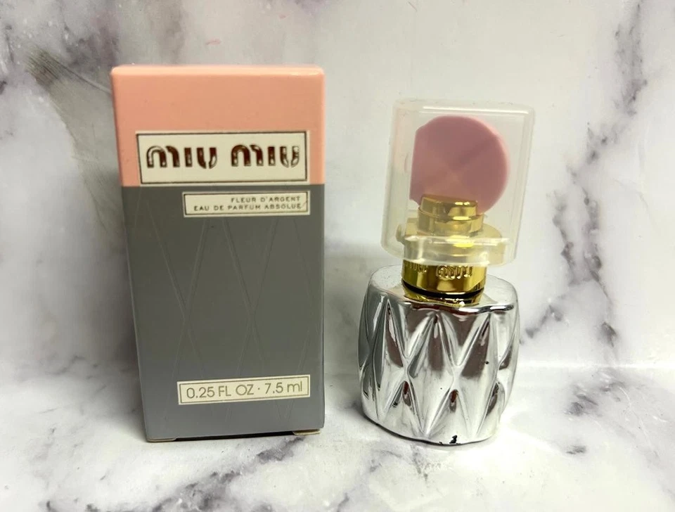 MIU MIU FLEUR D'ARGENT Eau de Parfum Absolue MINI SPLASH 0.25oz New/Boxed - Image 1 of 1