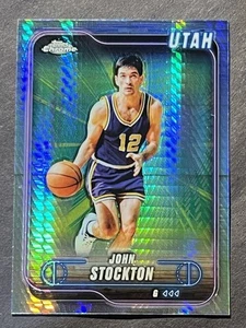 2024-25 Topps Chrome JOHN STOCKTON Prism Refractor #46 Utah Jazz - Picture 1 of 2