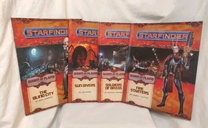 Starfinder Dawn of Flame Adventure Path: Parts 1, 2, 3, & 4 ~ VG!  - Picture 1 of 20