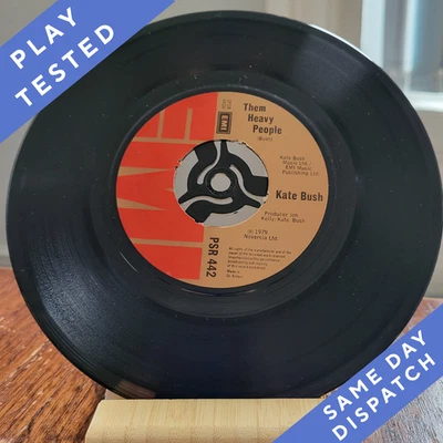 Kate Bush – Them Heavy People (1979) - 7" Vinyl - Rare Promo - VG+ - Free P&P - Image 1 of 4