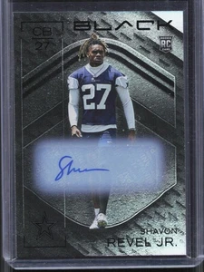 2025 Panini Black Shavon Revel Jr #156 Rookie Auto /199 Dallas Cowboys  - Picture 1 of 2