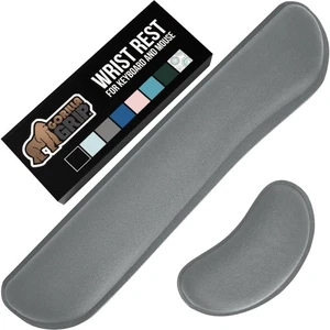 GORILLA GRIP Silky Gel Memory Foam Wrist Rest for Computer Keyboard, Mouse, - Picture 1 of 3