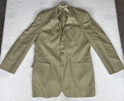 Blazer de pata de gallo 42L de colección Austin Reed London para Marshall Fields EE. UU. EN MUY BUENA CONDICIÓN Foto 1 de 4
