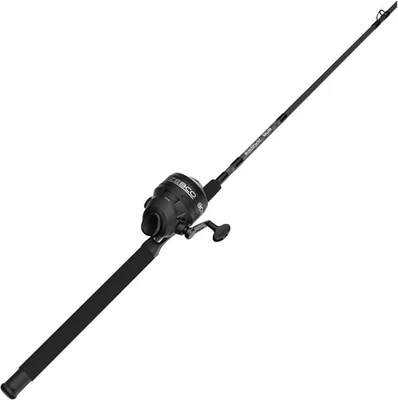 Zebco 808 Spincast Reel and Fishing Rod Combo, 7-Foot Durable 80, Black  - Image 1 of 4