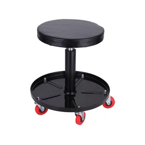 Verstellbarer pneumatischer Mechaniker Rollensitz mit 360° Drehung, Werkzeugablage - Bild 1 von 13