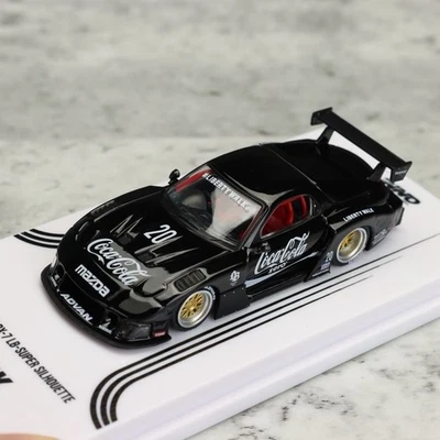 INNO 1:64 Mazda RX7 FD3S LBWK Coc-Col Livery Diecast Car Model Collectible Gift - Image 1 of 3