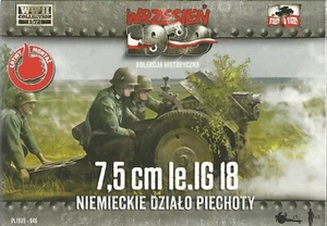 First To Fight 1/72 (20 mm) 7,5 cm le IG-18 pistola fanteria (ruote DS) ed equipaggio - Foto 1 di 1