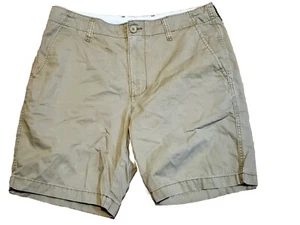 Old Navy Shorts Herren 34 x 9" Doe A Dear braun gelebt in Taschen Chino flache Vorderseite - Bild 1 von 12