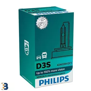 Philips D3S X-treme Vision Xenon Bulbi 42403XV2C1 singolo 150% in più View - Picture 1 of 1
