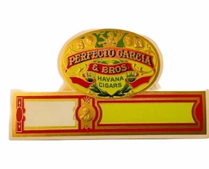 Zigarren Etikett Vintage Papier Ephemera Werbung Rauchen Perfecto Garcia & Bros Lion Z - Bild 1 von 3