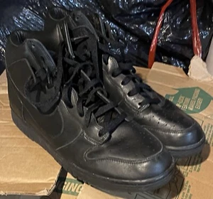 Nike Dunk High BZ "QuestLove: Black" Black/Black-Black 434245 001 13 - Picture 1 of 5