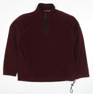 IZOD Mens Red Polyester Pullover Sweatshirt Size XL - Image 1 of 4