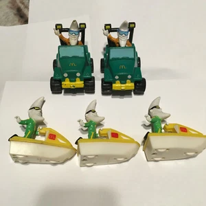 Rare Vintage 1988 McDonalds MAC TONIGHT Happy Meal Toy Lot of 13 Moon Charles - Picture 1 of 4