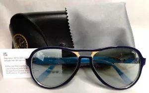 RAY BAN RB4355 SUNGLASSES – TRI-COLOR FRAME / GREY PHOTOCHROMIC LENSES 58/15 140 - Picture 1 of 12