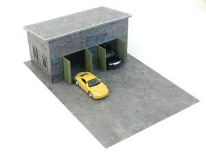 Kit modellino Diorama scala 1:60 - 1:64 garage auto mini esposizione 1/60 - Foto 1 di 10