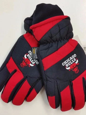 NBA Chicago Bulls Adult Winter Gloves (S/M) New Cover