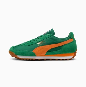 Puma Easy Rider Vintage in Green and Orange All Sizes Limited Stock - Picture 1 of 6