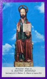SANTINO HEILIGE KARTE, WUNDERBARES BILDNIS DES HEILIGEN APOSTELS MATTHÄUS - REF. 7726 - Bild 1 von 2