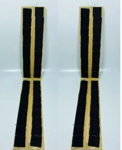 LOT OF 2 Allary Stick-On No Sew Hook & Loop Fasteners, 3/4", 72 Count - BLACK - Picture 1 of 5