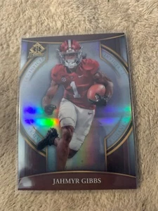 2022 Bowman Chrome University Bowman Invicta #BI20 Jahmyr Gibbs - Picture 1 of 2
