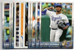 Lote de 35 cartas Royals 2015 con conjunto de equipo Topps 1 TOPPS LOS 25 CAMPEONES DE LA SERIE MUNDIAL + Yost - Imagen 1 de 1