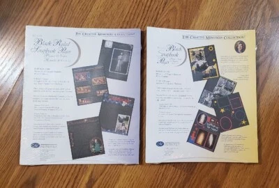 Refil Creative Memories 15 folhas 8,5 x 11 preto sólido e 5 folhas pretas com regras - Imagem 1 de 4