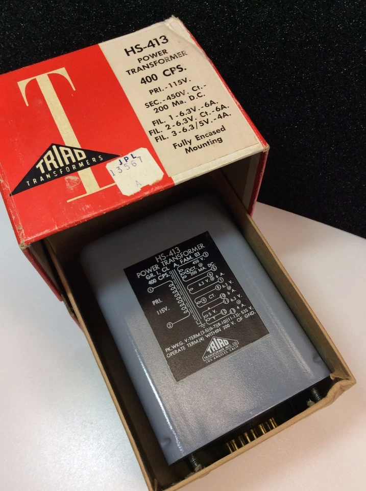 TRIAD HS-413 POWER TRANFORMER - Image 1 of 1