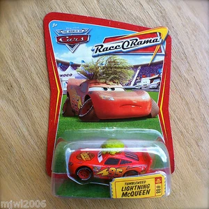 Disney PIXAR Cars TUMBLEWEED LIGHTNING McQUEEN Race O Rama diecast #88 World of - Picture 1 of 12