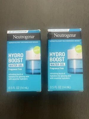 LOT OF 2 Neutrogena Hydro Boost Water Gel Fragrance-Free 0.5fl.oz./14ml *NEW* - Image 1 of 2