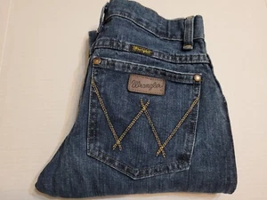 WRANGLER RETRO Boy's 14R Relaxed Fit Straight Leg Denim Jeans - 10BRT30EB - Picture 1 of 12