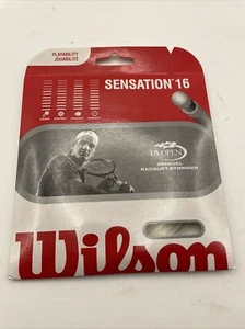 CUERDA RAQUETA DE TENIS WLSON WRZ9233 SENSACIÓN 16 16g NUEVA SIN ABRIR - Imagen 1 de 3