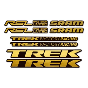 STAR SAM® Pegatinas para cuadro Bici TREK Factory Racing RSL Bike Frame Stickers