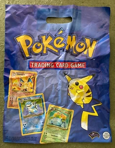 POKEMON CCG/TCG - PROMOTIONAL PLASTIC CARRIER BAG (WOTC 2000) - Picture 1 of 1