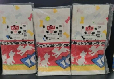 New 3 Vintage Hallmark Disney 101 Dalmatians Party Paper Table Covers - Image 1 of 3