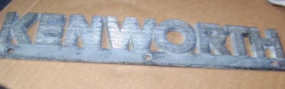 Vintage Kenworth Truck Emblem / Badge Part #K281-1348 - As Is - Rough Metal - Image 1 of 4
