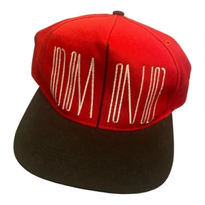 Vintage Diamond Supply Co Skateboard Red/Black Mens Snapback Hat Cap Made In USA - Picture 1 of 4