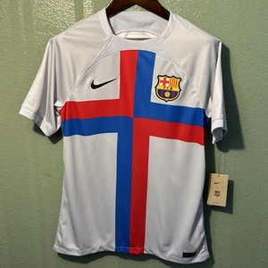 NWT Men's M Nike Dri-Fit Barcelona FC 2023 Authentic 3rd Jersey DN2713-043 - Picture 1 of 7