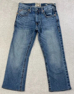 Ariat M5 Jeans Men's 32x34 (Actual 33x27) Straight Leg Stretch Slim Blue Denim - Picture 1 of 13
