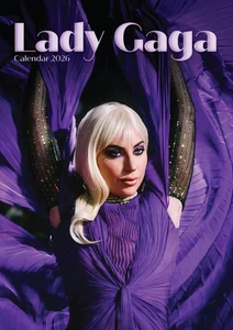 LADY GAGA CALENDAR 2026 LARGE A3 SIZE WALL NEW   FREE UK POSTAGE - Picture 1 of 2